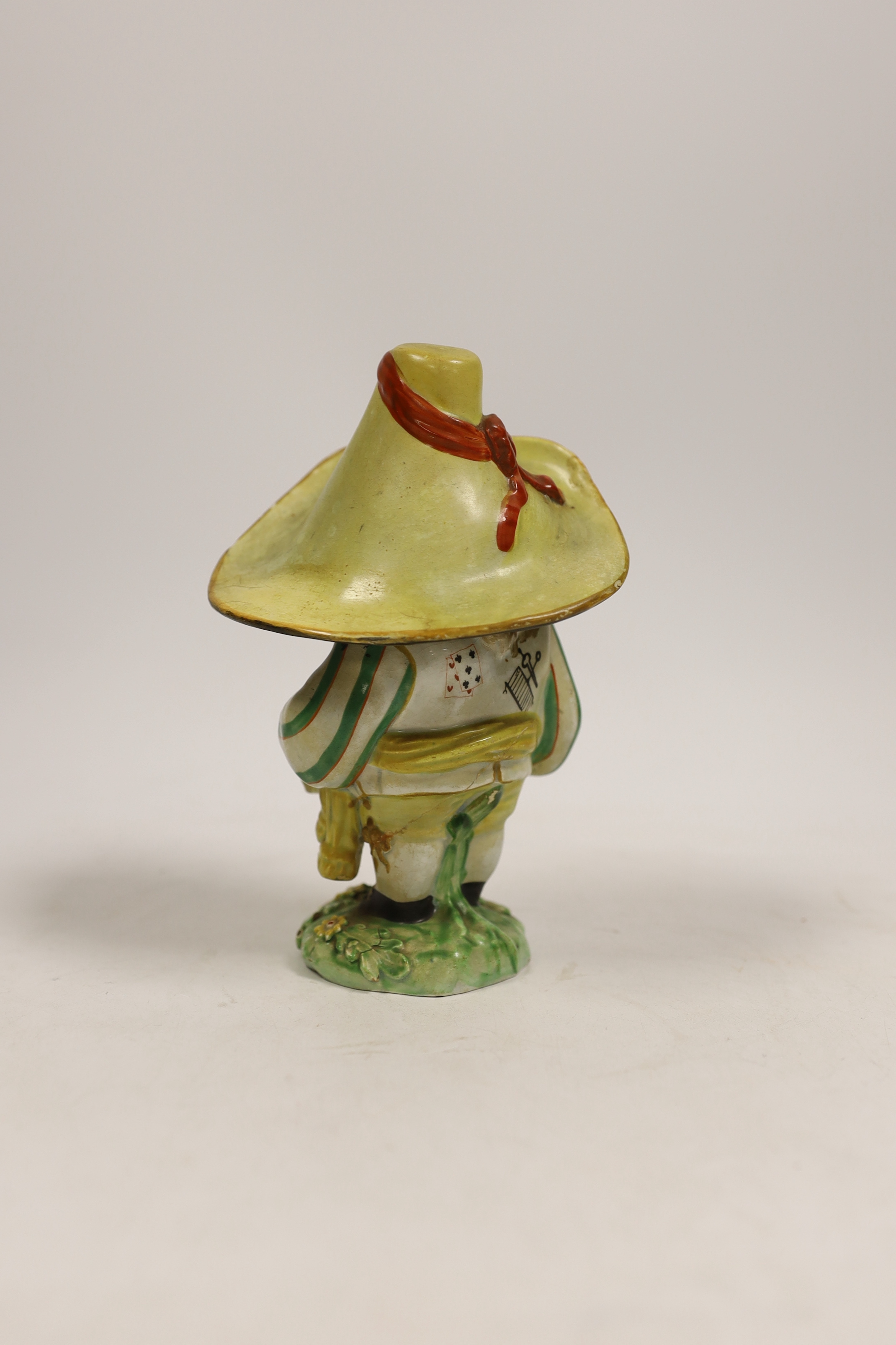 A Staffordshire pearlware Mansion House dwarf, c.1820, 15.5cm